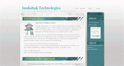 Desktop Screenshot of inukshuktech.com